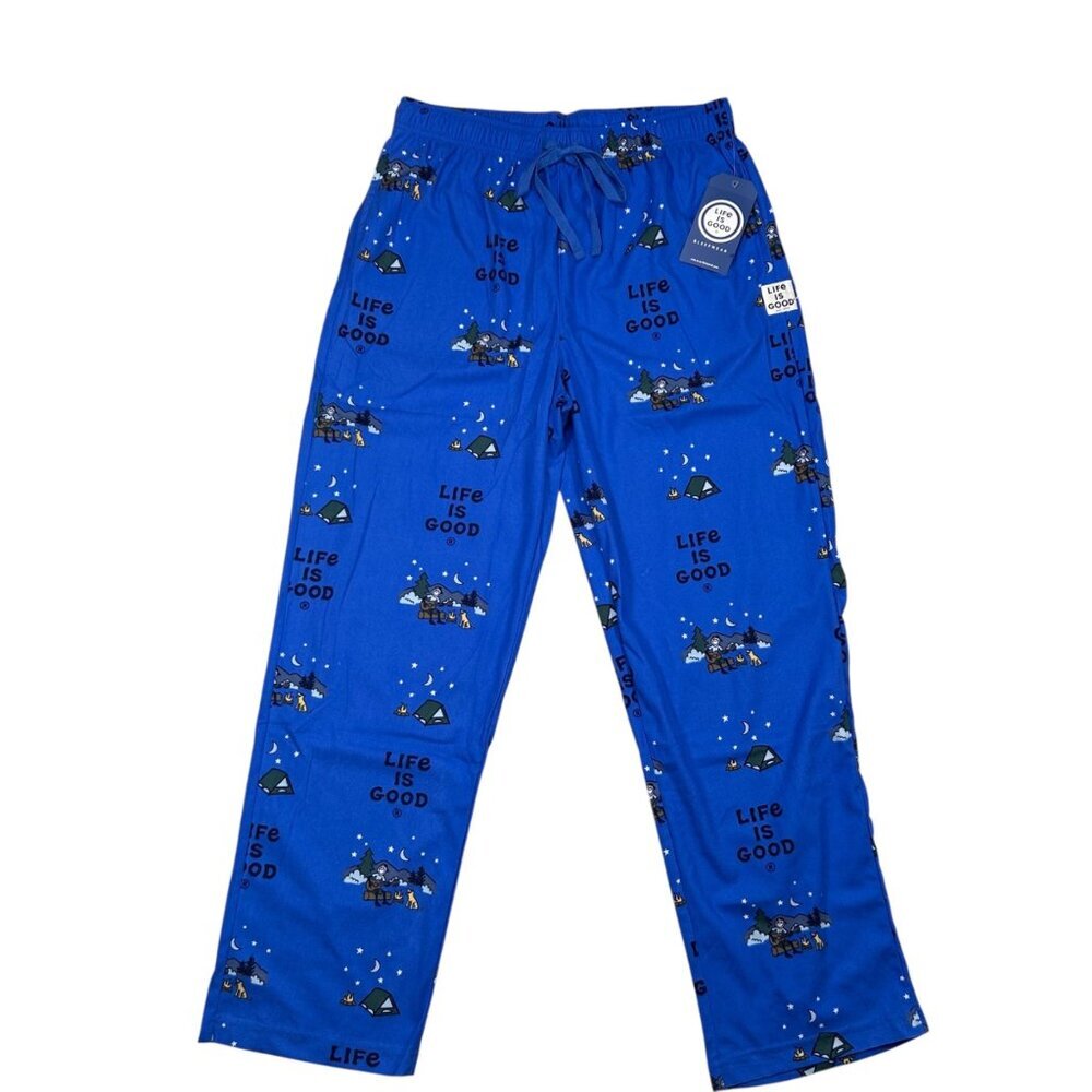 Life Is Good Jake Camping Sleepwear Loungewear Pants XL Men Soft Cozy